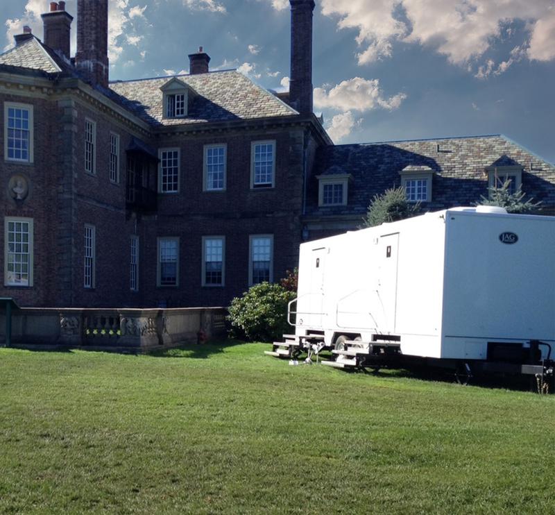 Long Term Bathroom/Shower Trailer Rentals With a Wheelchair Ramp