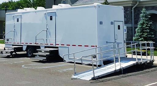 Long Term ADA Handicapped Restroom Trailer Rentals