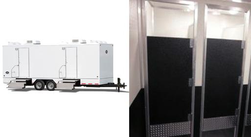 Long Term 10 Stall Restroom Trailer Rental